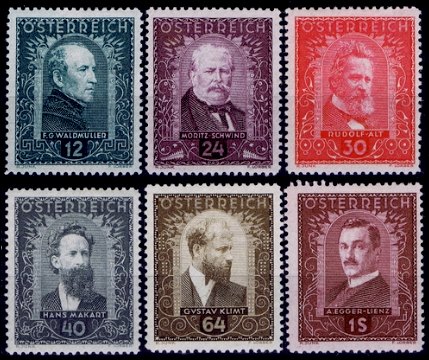 Austria Stamp Yvert 420/25 - Briefmarke Osterreich Michel 545/50
