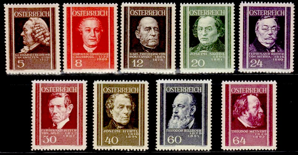 Austria Stamp Yvert 506/14 - Briefmarke Osterreich Michel 649/57