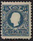 Austria Stamp Yvert 10 - Briefmarke Osterreich Michel 15 I
