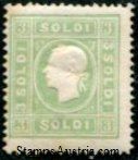 Austria Stamp Yvert 13 - Briefmarke Osterreich Michel 12 II