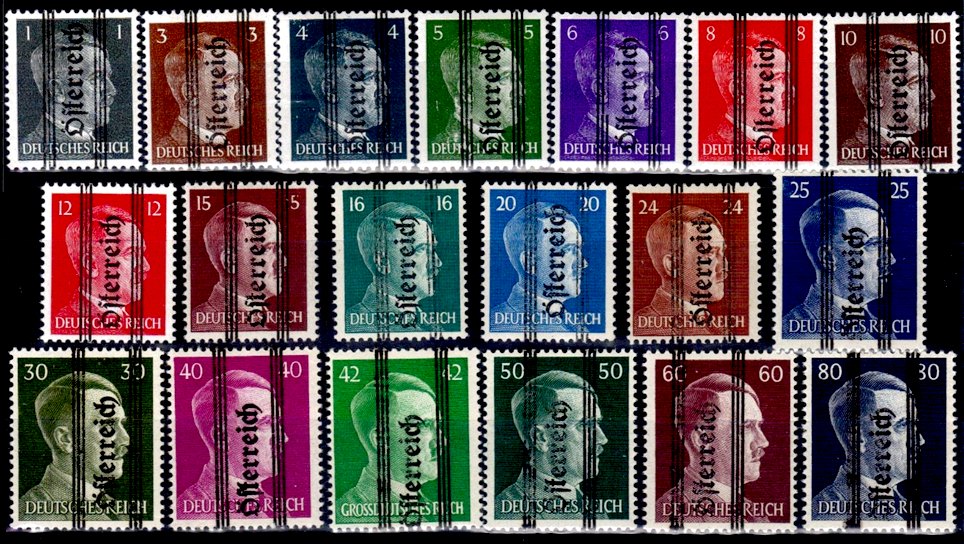 Austria Stamp Yvert 553/71 - Briefmarke Osterreich Michel 674/92