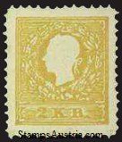 Austria Stamp Yvert 6 - Briefmarke Osterreich Michel 10 I